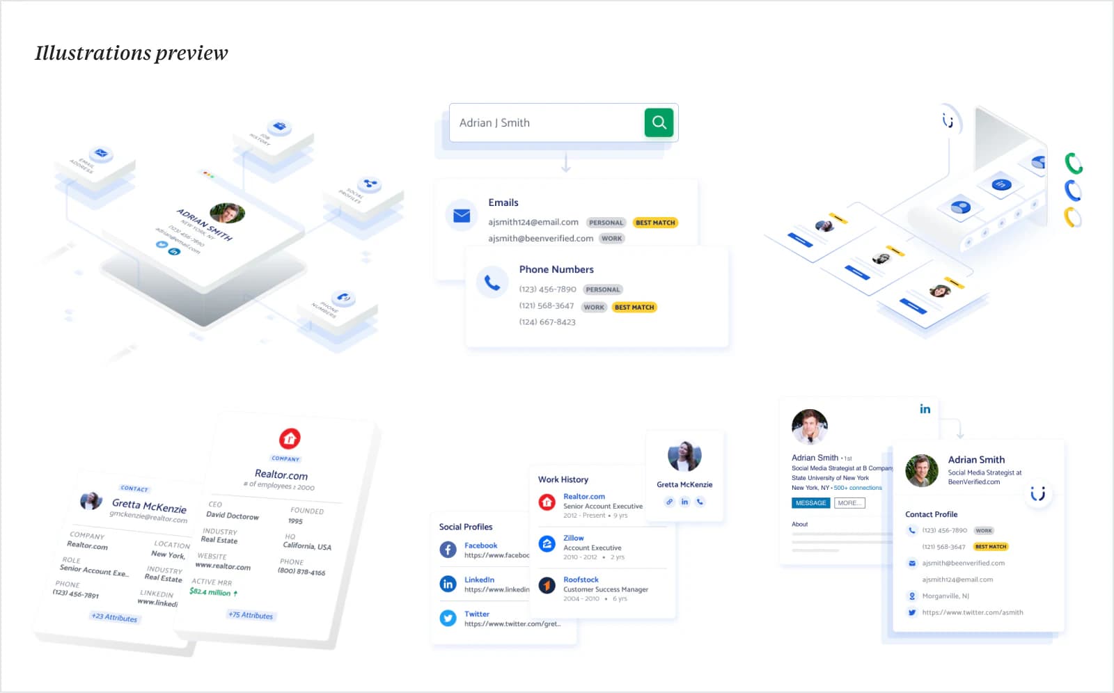 PeopleSmart homepage illustration preview